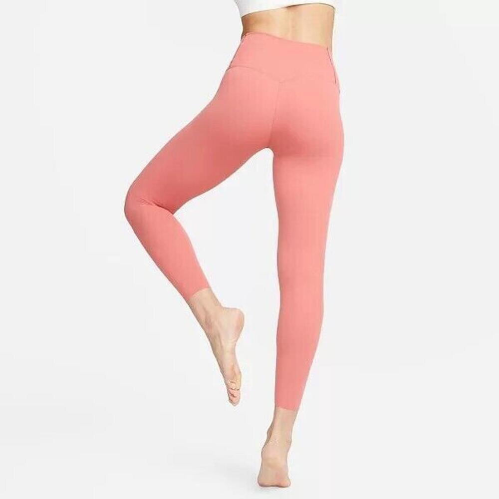 $100 Nike Zenvy High Waisted 7/8 Leggings Adobe Yoga Pants Women  DQ6015-655 XS